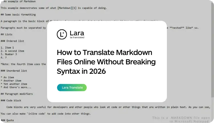 How to Translate Markdown Files Without Breaking Syntax