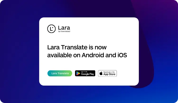 Master Lara Translate for iOS