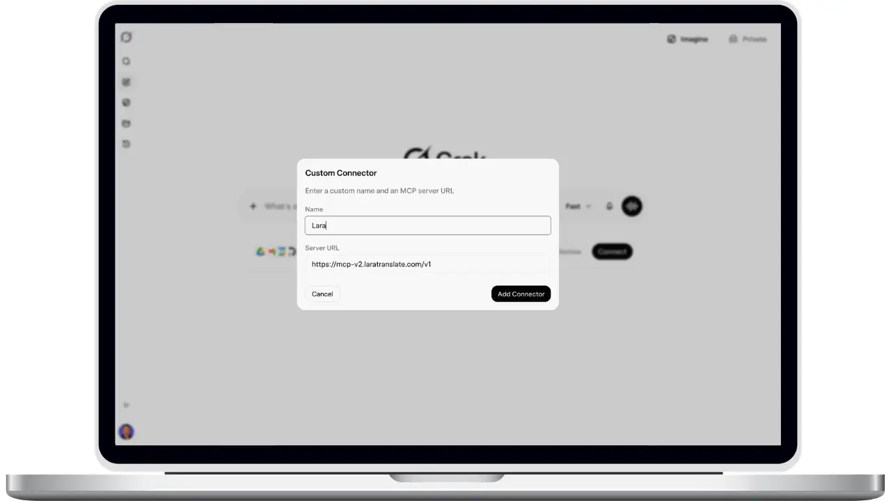 Lara Translate + Grok integration